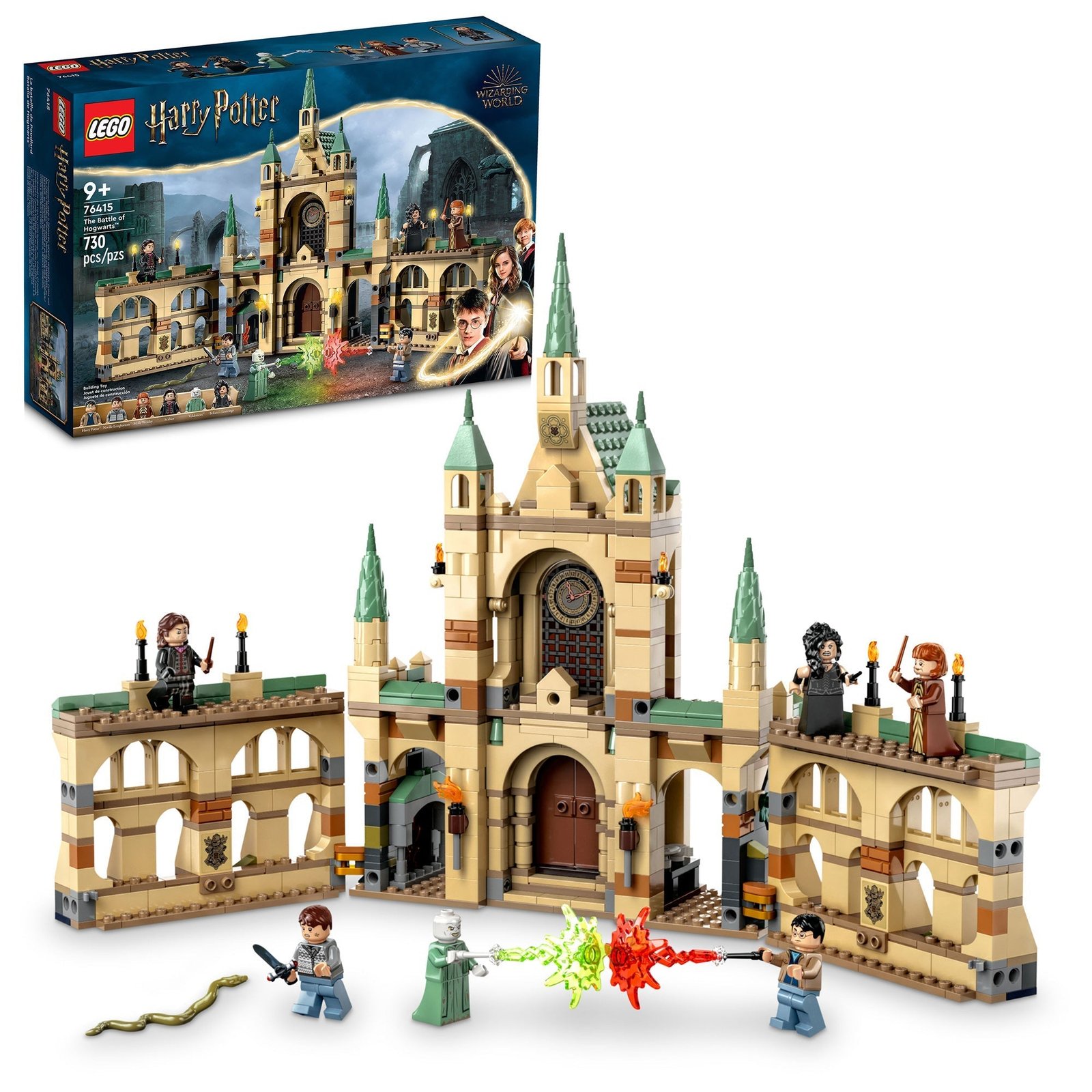 LEGO Harry Potter La Batalla de Hogwarts, 76415, Edades 9+, 730 Piezas