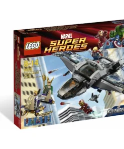 LEGO Marvel Super Heroes 6869 Batalla Aérea Quinjet - Estantería Ligera