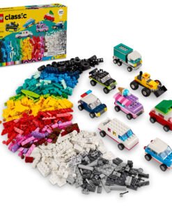 LEGO Classic Juguete de construcción de vehículos creativos de 900 piezas 11036