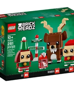 LEGO 40353 Reno, Elfo y Elfie Brickheadz