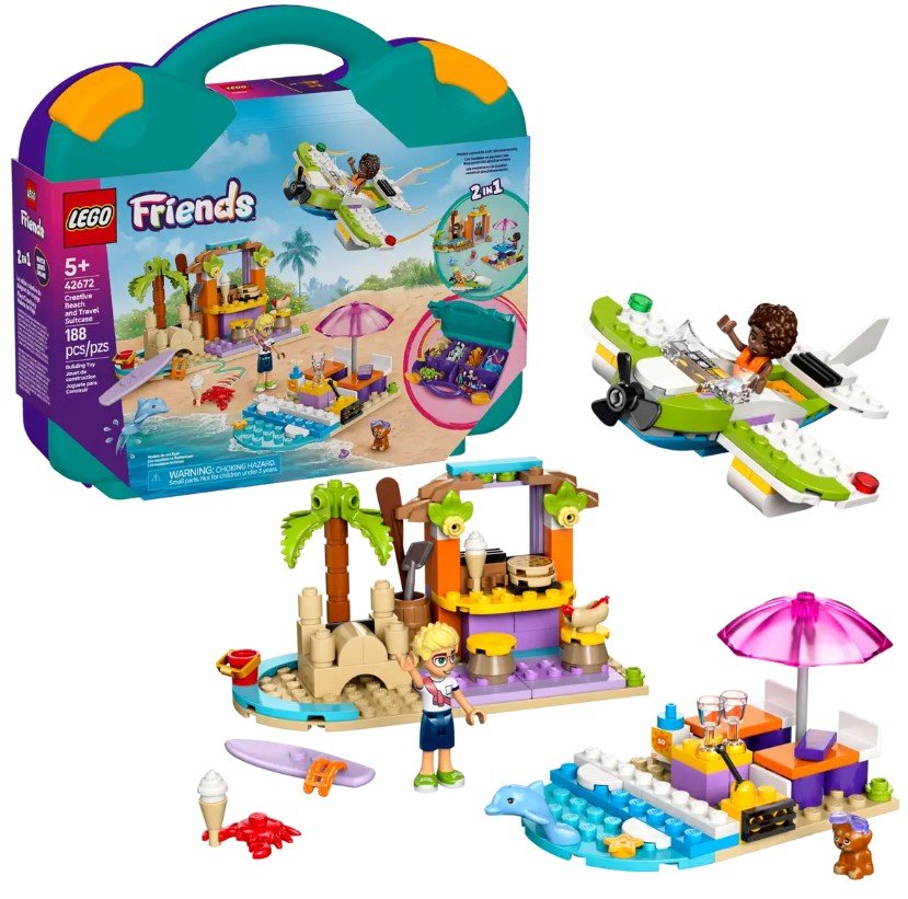 LEGO® Friends Maleta de viaje y playa creativa – 42672 - Imagen 2