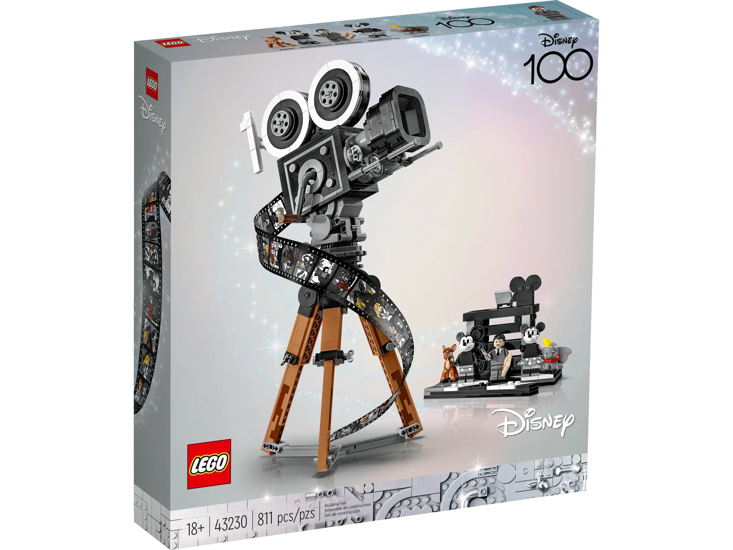 Lego | Disney Walt Disney Tribute Camera 43230 Kit de construcción coleccionable (811 piezas) - Imagen 3