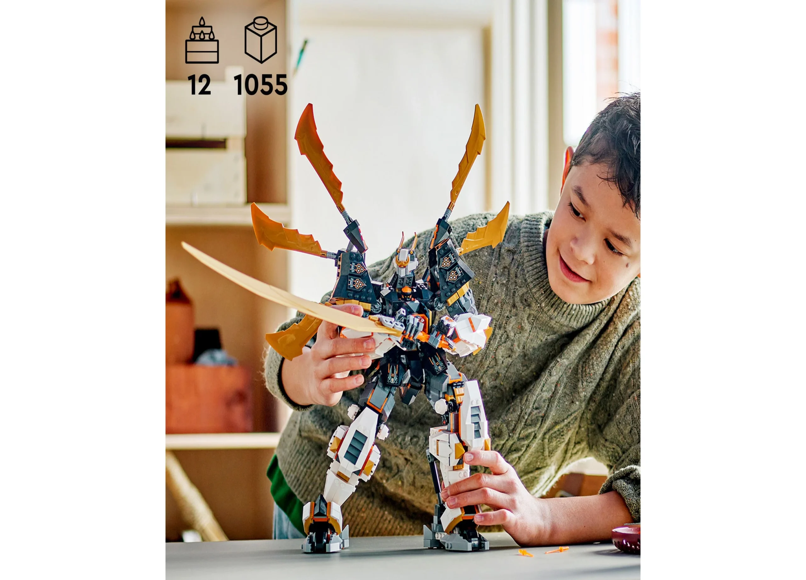 LEGO® Ninjago Titan Dragon Mech de Cole 71821 Juego de construcción - 1055 piezas - Imagen 3