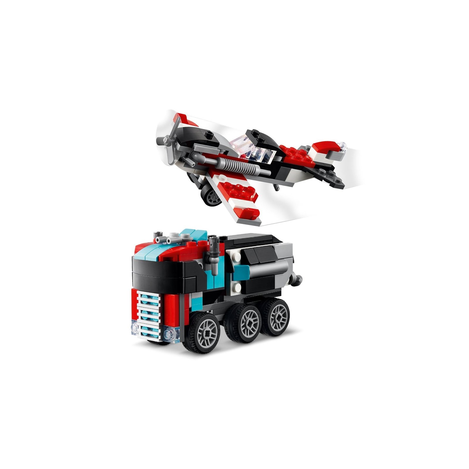 LEGO Creator Camión de Plataforma con Helicóptero, 31146, Edades 7+, 270 Piezas - Imagen 6
