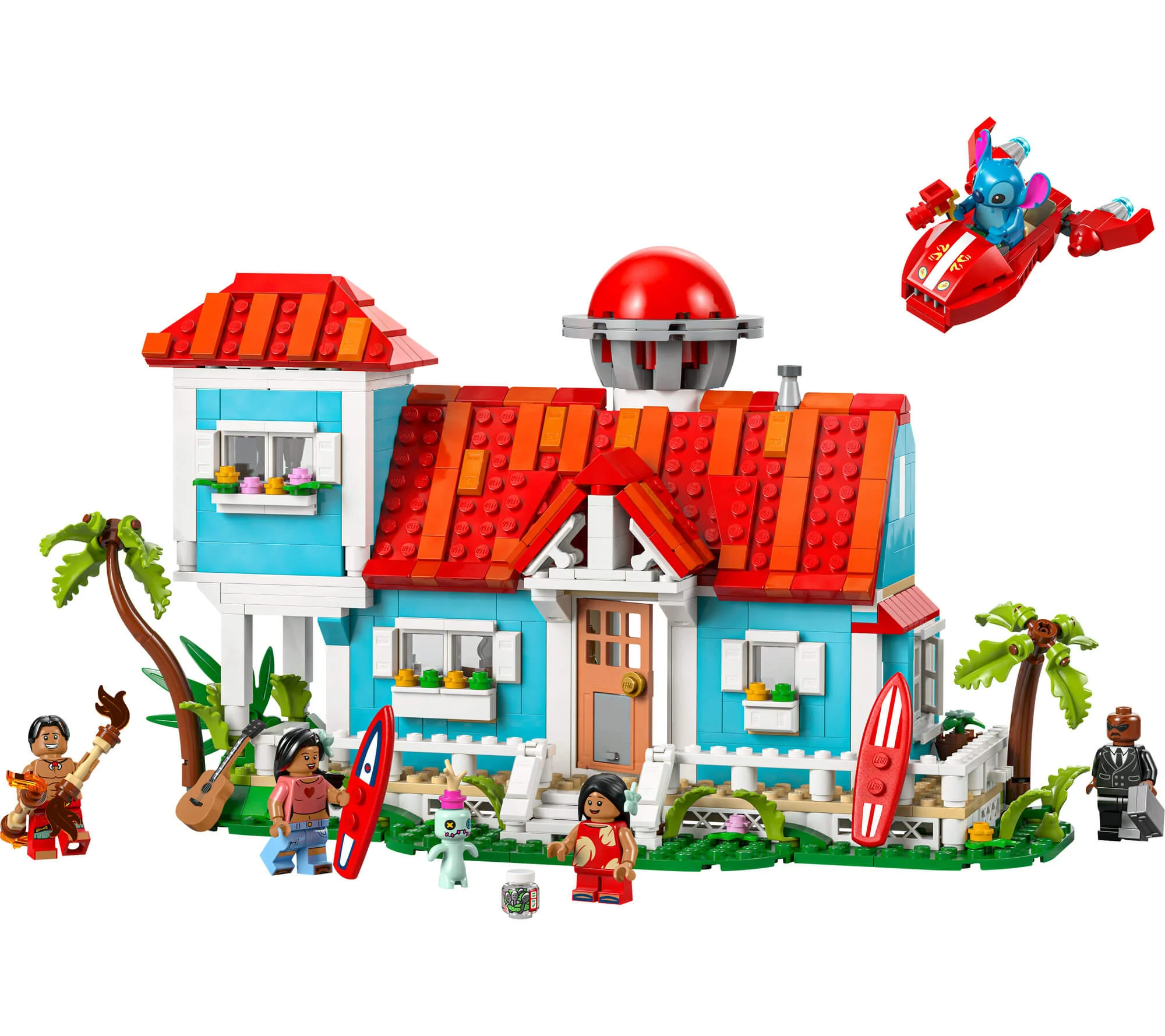 Lego | Disney Lilo y Stitch Juego de Casa de Playa de 834 Piezas - Modelo 43268 - Imagen 3