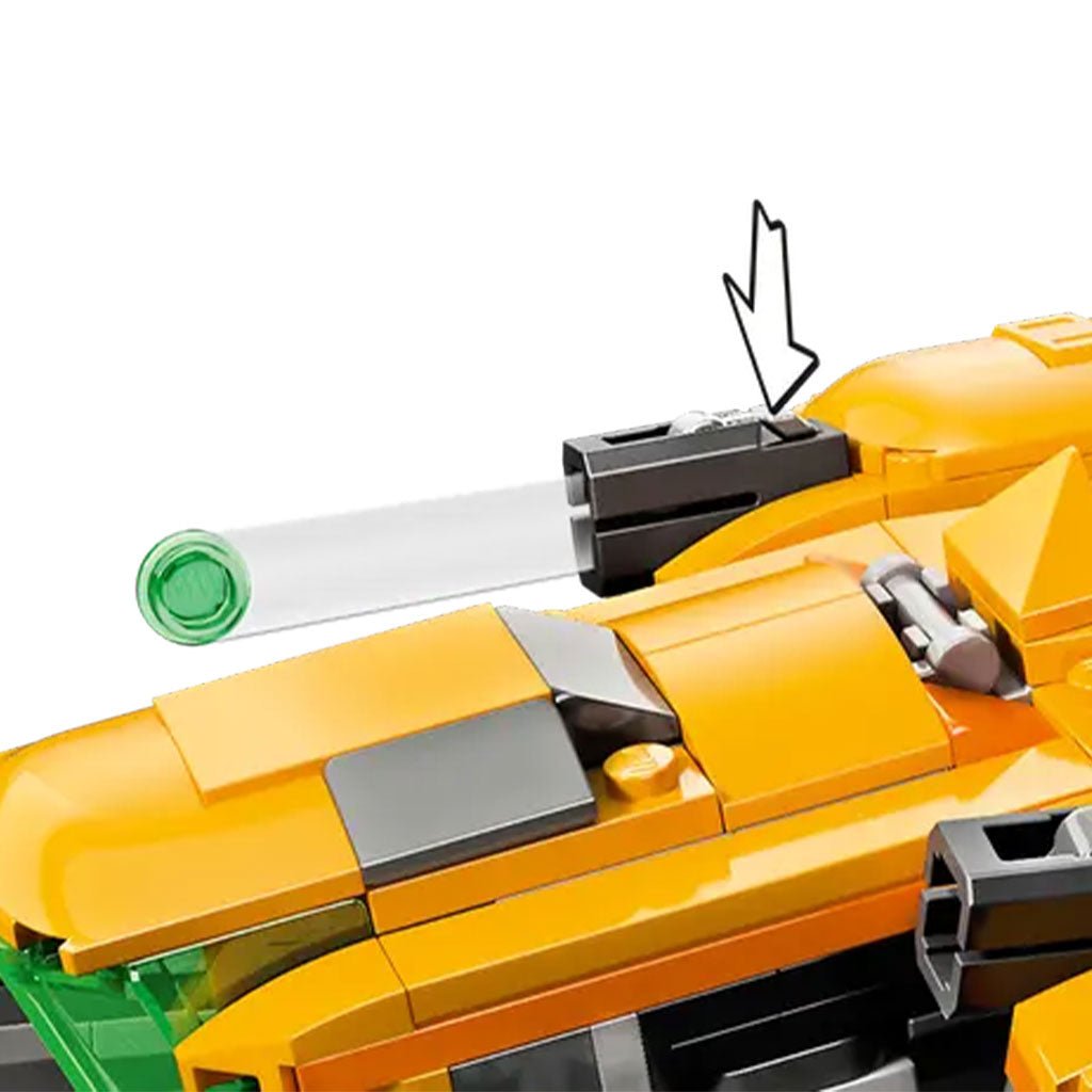 LEGO Marvel: Juego de construcción de naves de Baby Rocket, Guardianes de la Galaxia (76254) - Imagen 4