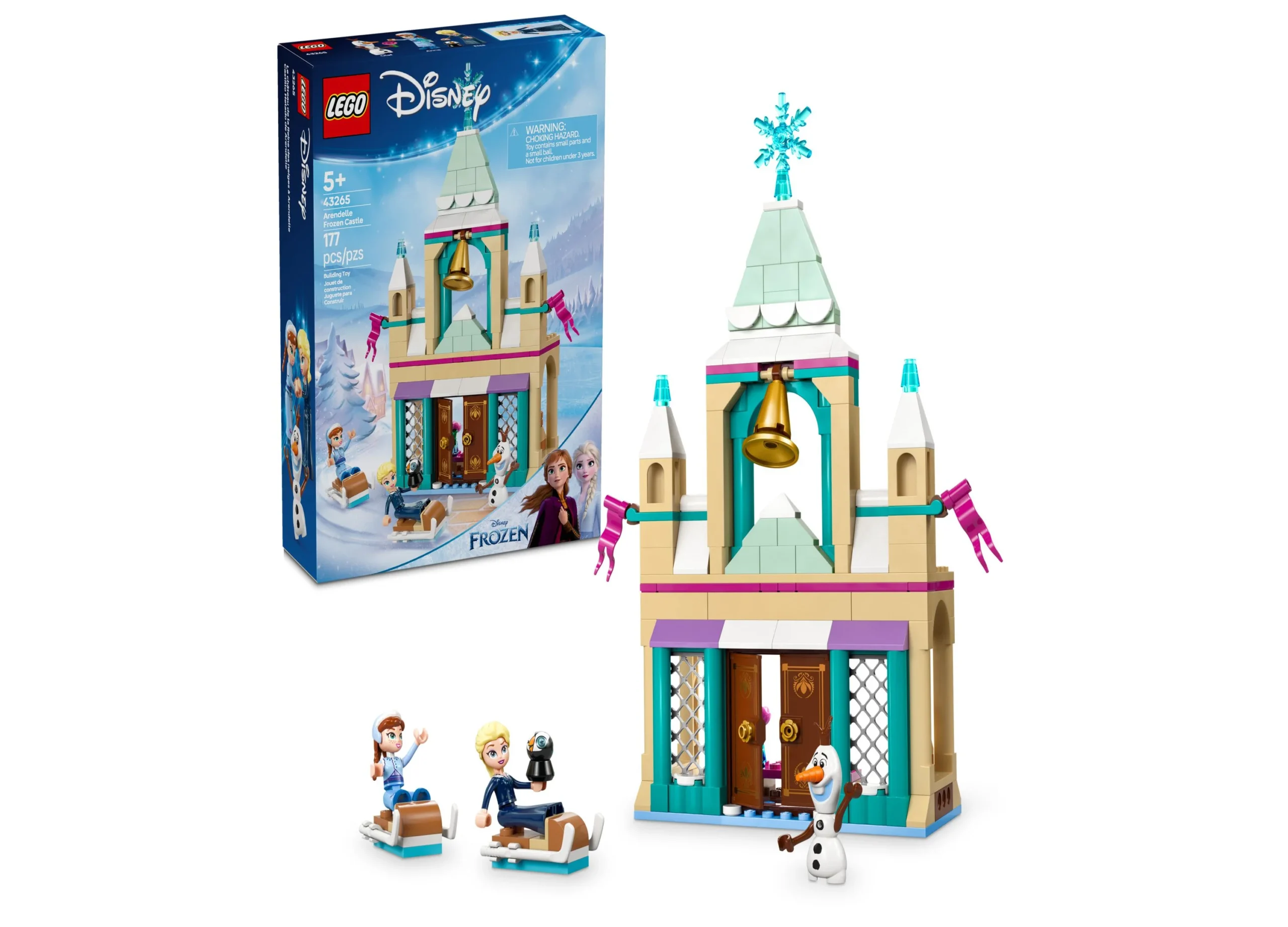 LEGO Disney Frozen Arendelle Castillo Set de Construcción 43265 - 177 Piezas