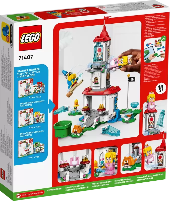 LEGO 71407 SUPER MARIO SET DE EXPANSIÓN CON TRAJE DE GATO PEACH Y TORRE CONGELADA - Imagen 15