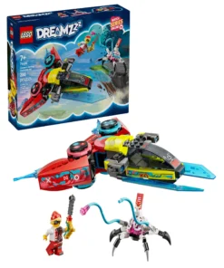 LEGO DREAMZzz Juego de construcción Jet con controlador de juegos Cooper de 266 piezas