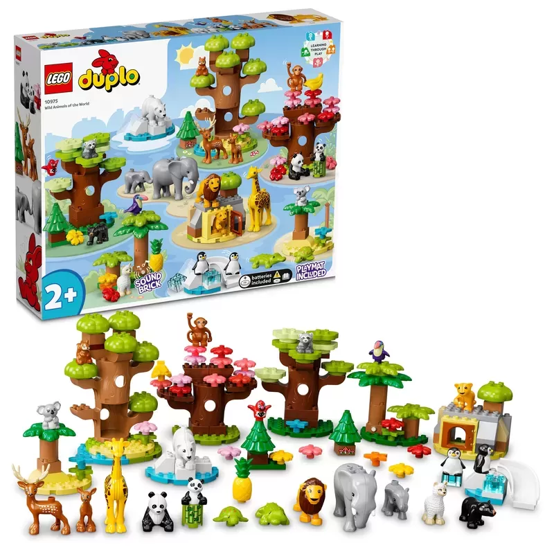 LEGO 10975 DUPLO ANIMALES SALVAJES DEL MUNDO - Imagen 2