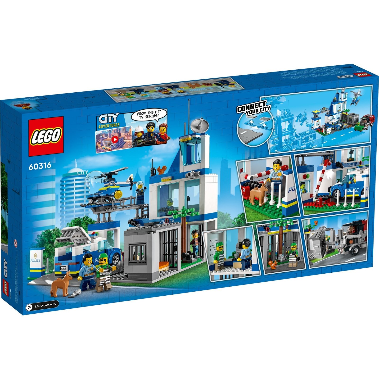 Comisaría de Policía LEGO City, 60316, Edades 6+, 668 Piezas - Imagen 3