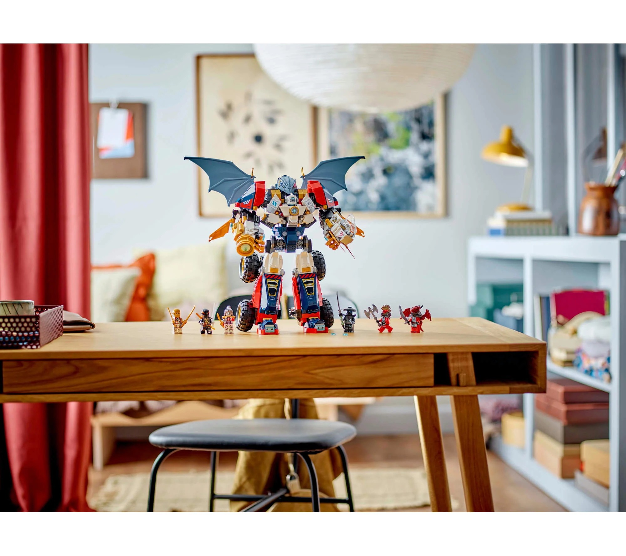 LEGO NINJAGO Juego de construcción 4 en 1 Mecha Ultra Combinadora de Zane 71834 - Imagen 4