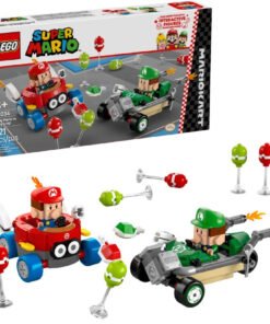 Alternative view of LEGO® Super Mario™ Mario Kart™ - Bebé Mario contra Bebé Luigi – 72034