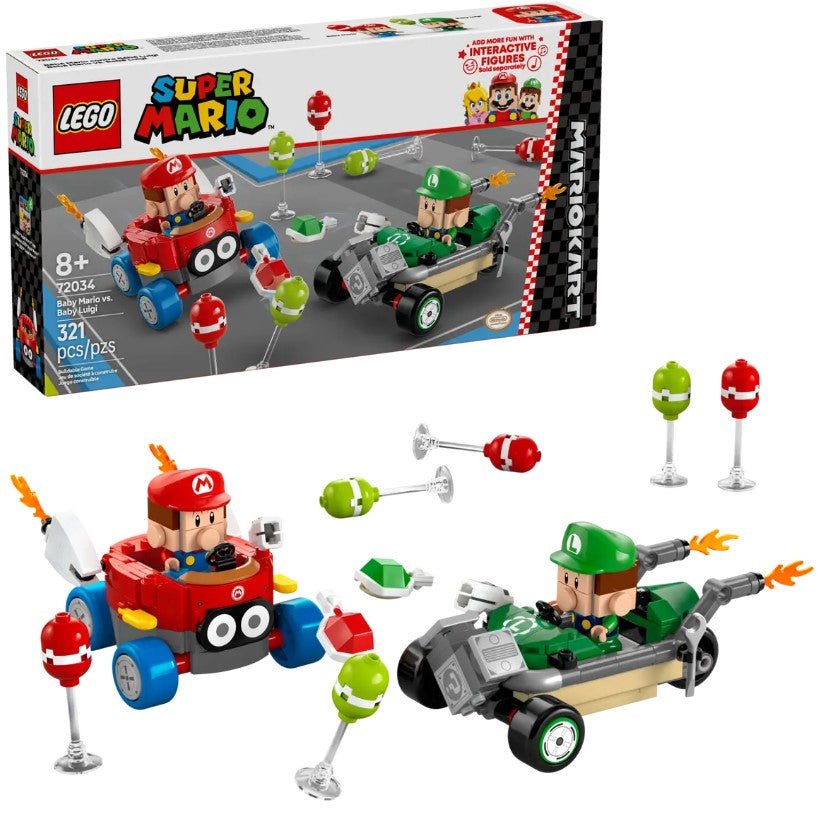 LEGO® Super Mario™ Mario Kart™ - Bebé Mario contra Bebé Luigi – 72034 - Imagen 2