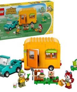 Alternative view of LEGO® Animal Crossing™ Caravana y tienda de jardín de Leif – 77054