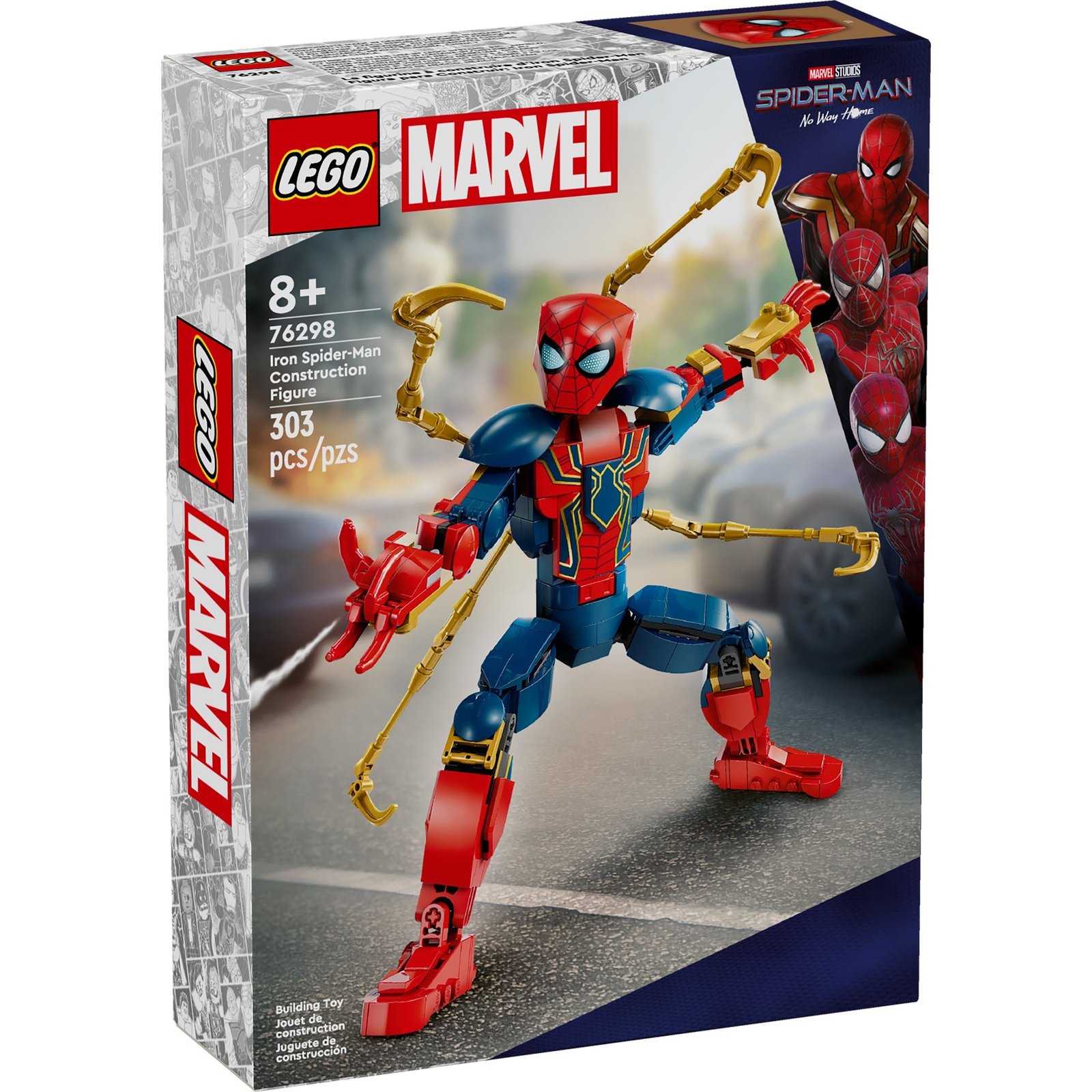 LEGO Marvel Figura de construcción Iron Spider-Man, 76298, edades 8+, 303 piezas - Imagen 2