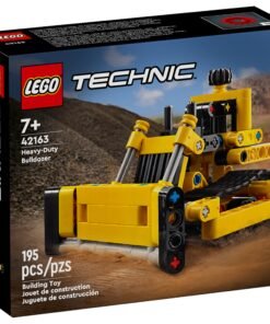 Alternative view of LEGO Technic Bulldozer de servicio pesado, 42163, edades 7+, 195 piezas