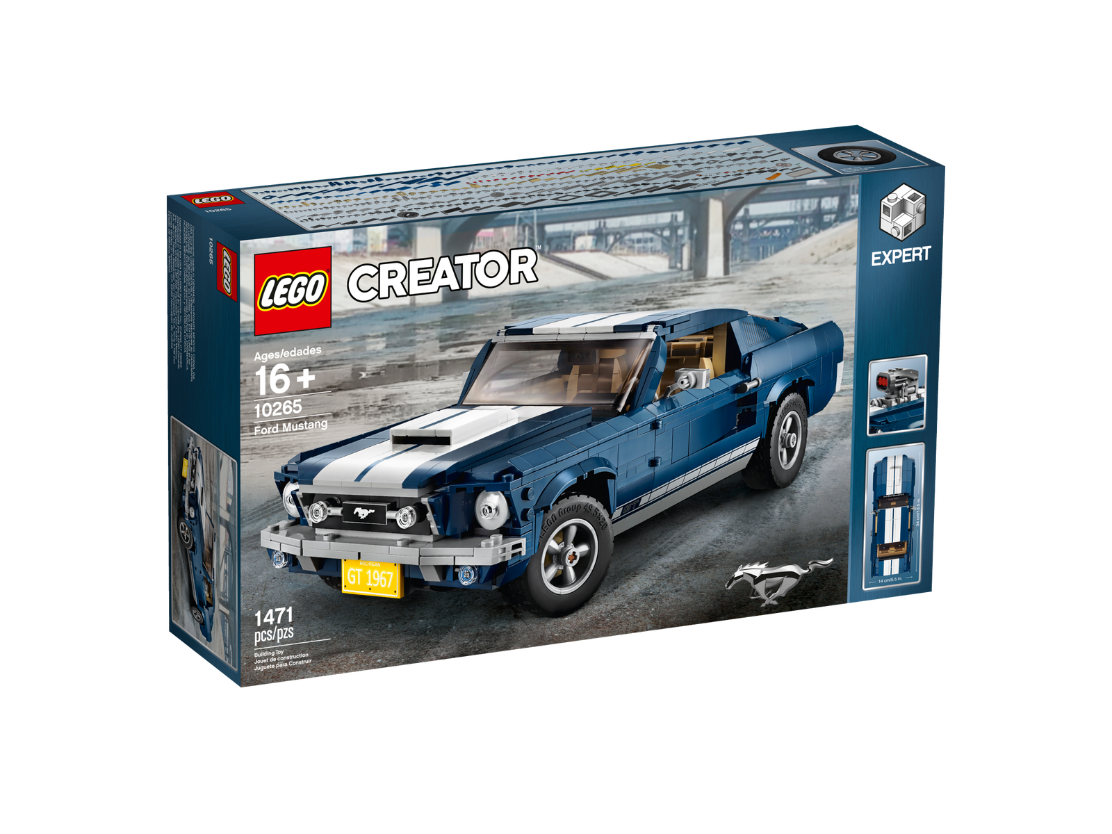 LEGO Creator Ford Mustang, 10265, mayores de 16 años, 1471 piezas - Imagen 4
