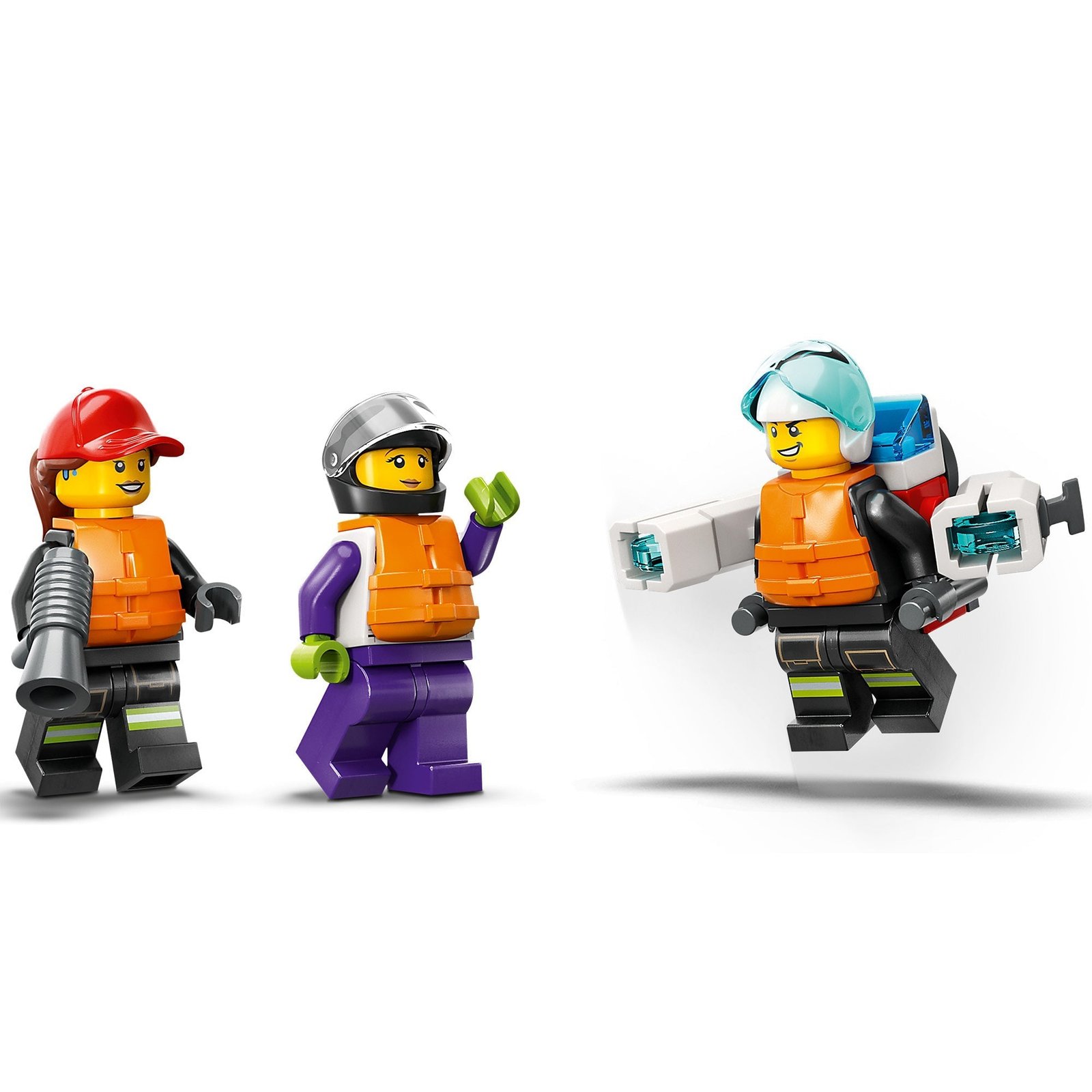 LEGO City Barco de rescate contra incendios, 60373, edades 5+, 144 piezas - Imagen 8