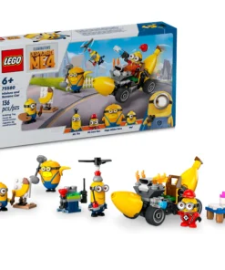 LEGO Mi Villano Favorito 4 Minions Coche Banana de Juguete 75580 - 136 Piezas