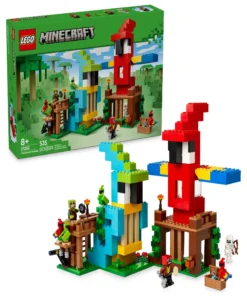 LEGO Minecraft Juego de construcción interactivo Casas de los Loros 21282 - 535 piezas