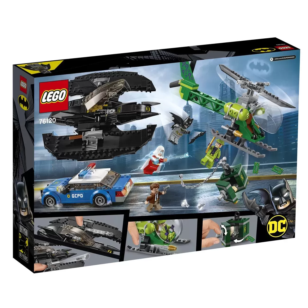 LEGO 76120 DC SUPER HÉROES BATMAN BATWING Y EL ATRACO DEL ENIGMA - Imagen 2