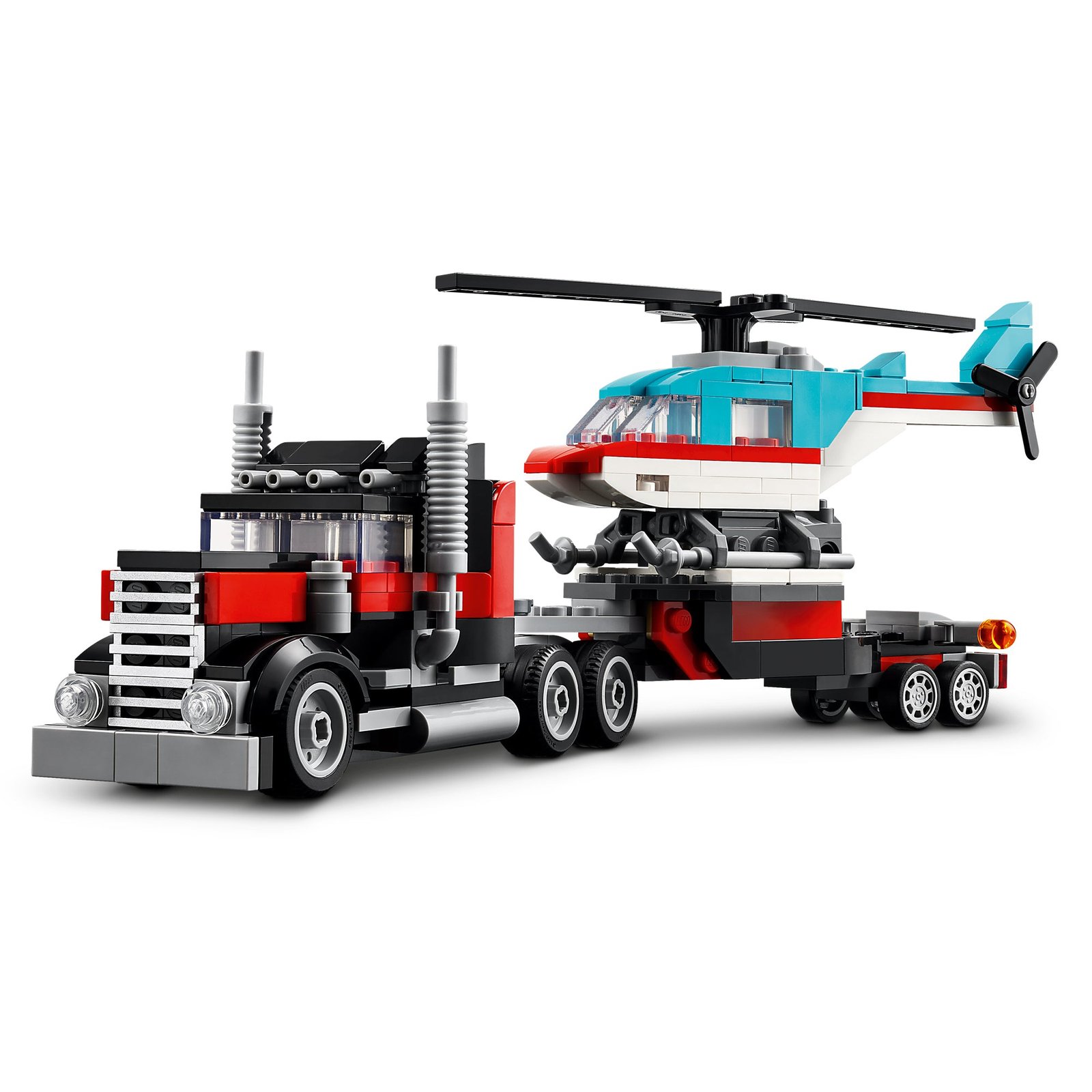 LEGO Creator Camión de Plataforma con Helicóptero, 31146, Edades 7+, 270 Piezas - Imagen 5
