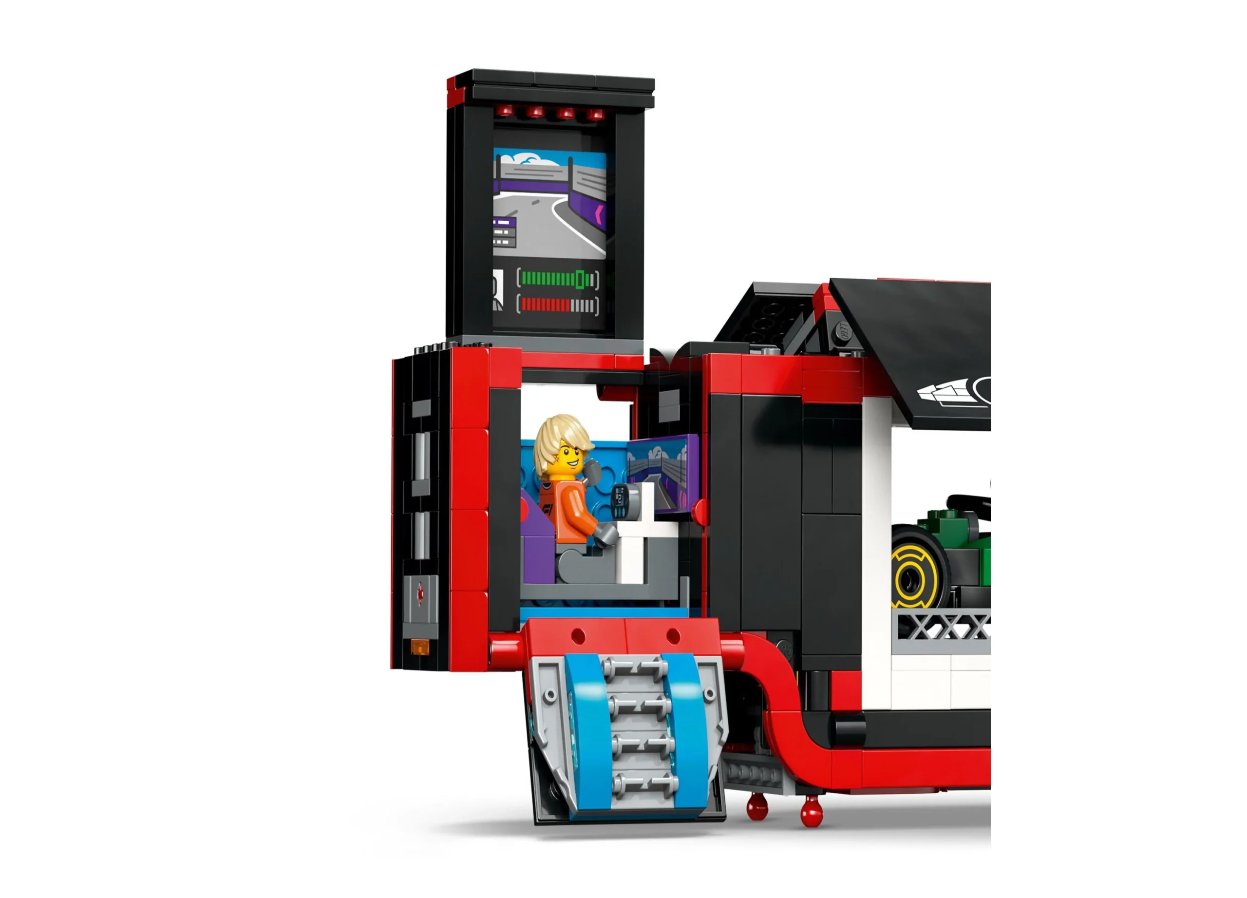 LEGO City Juego de camión y coche de transporte de carreras F1 60445 - 1086 piezas - Imagen 2