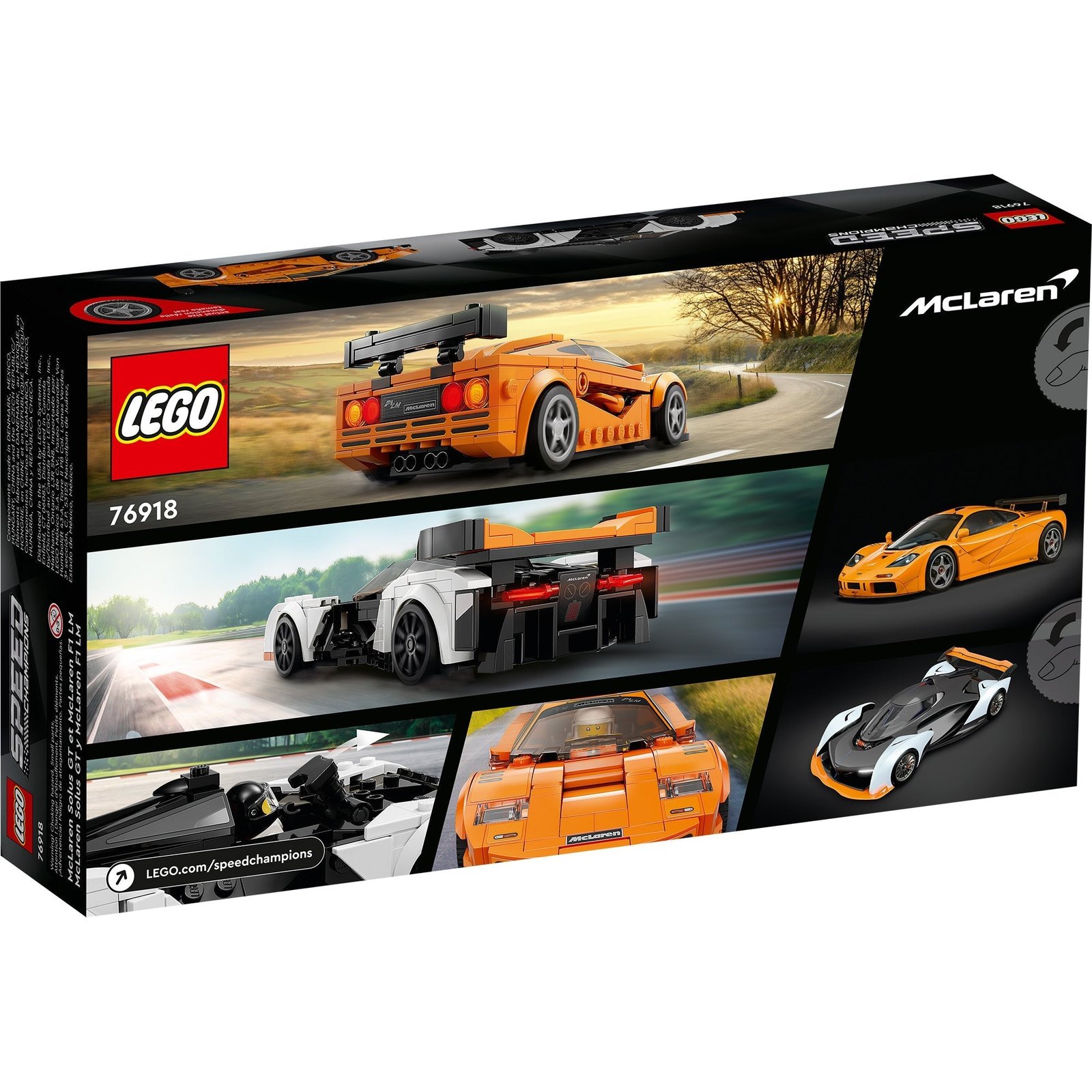 LEGO Speed Champions McLaren Solus GT y McLaren F1 LM, 76918, edades 9+, 581 piezas - Imagen 3
