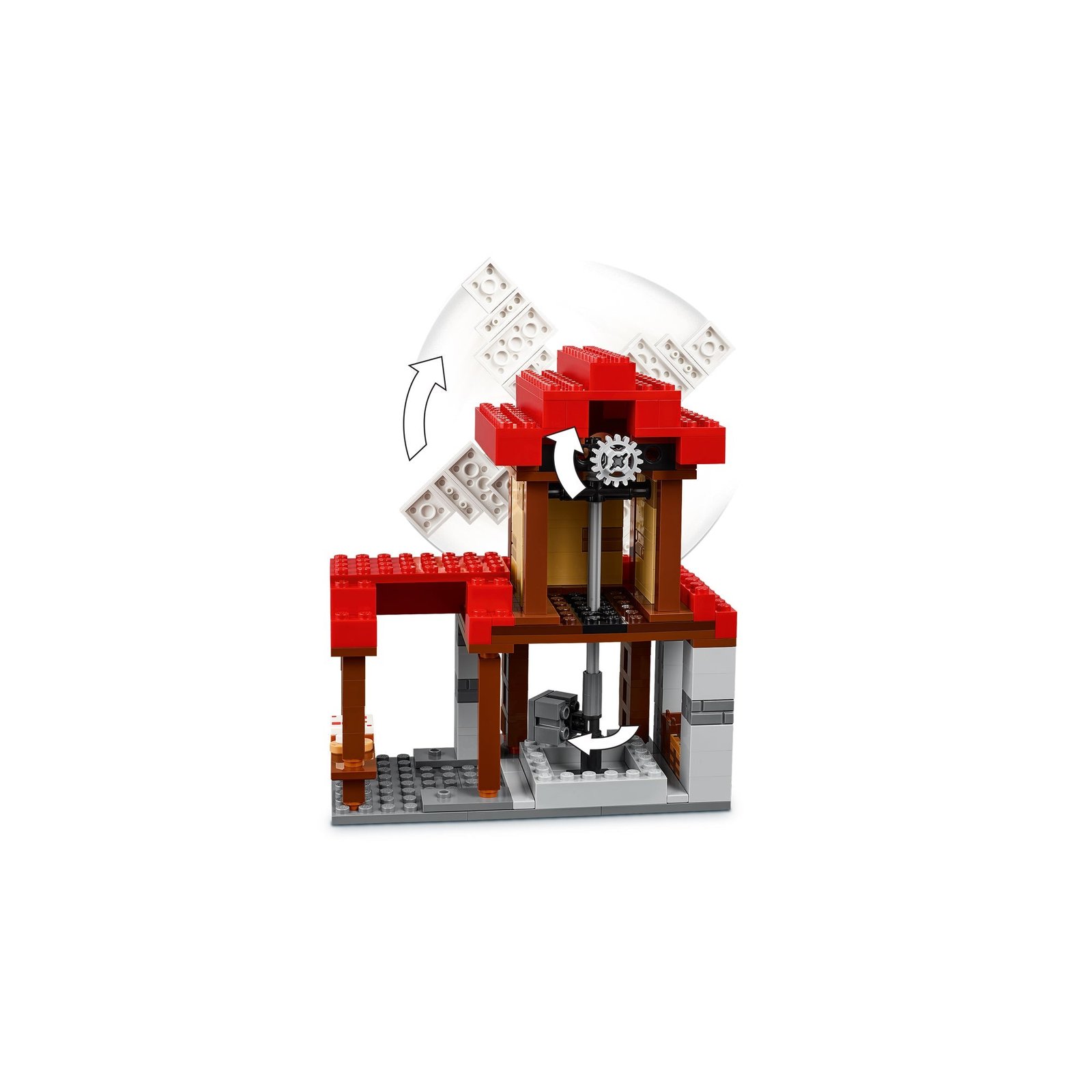 LEGO Minecraft La Granja de Molinos de Viento, 21262, Edades 8+, 462 Piezas - Imagen 5
