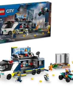 LEGO City Police Mobile Crime Lab Truck Toy 60418 con herramientas forenses
