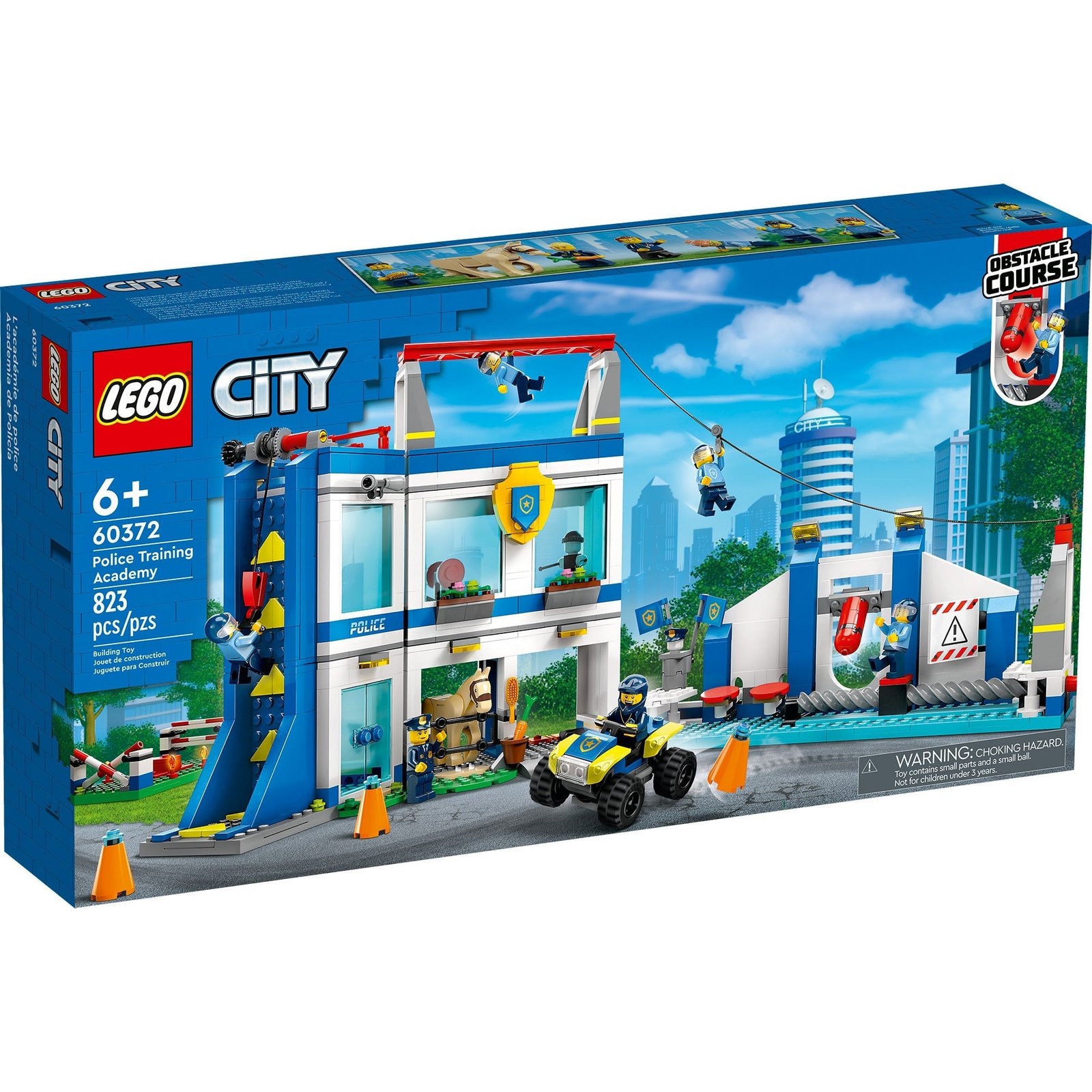 LEGO City Academia de Entrenamiento de Policía, 60372, Edades 6+, 823 Piezas - Imagen 2