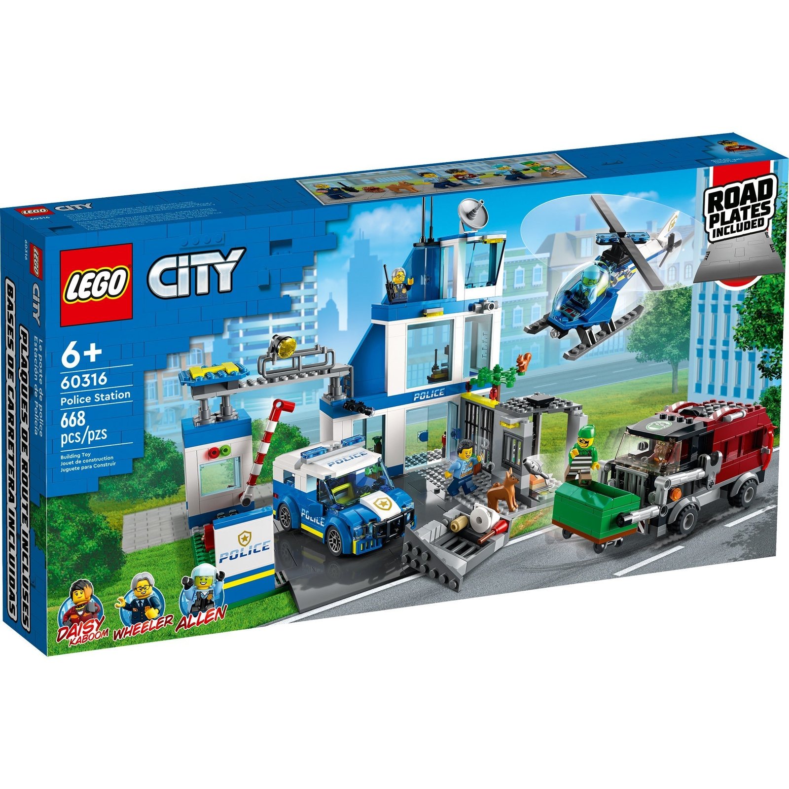 Comisaría de Policía LEGO City, 60316, Edades 6+, 668 Piezas - Imagen 2