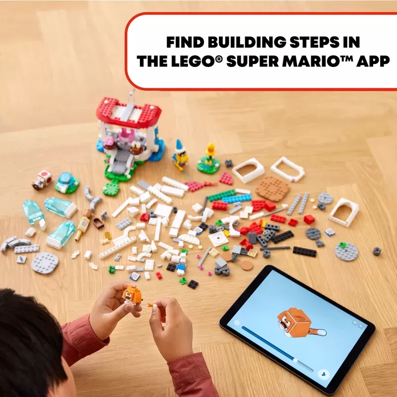 LEGO 71407 SUPER MARIO SET DE EXPANSIÓN CON TRAJE DE GATO PEACH Y TORRE CONGELADA - Imagen 12