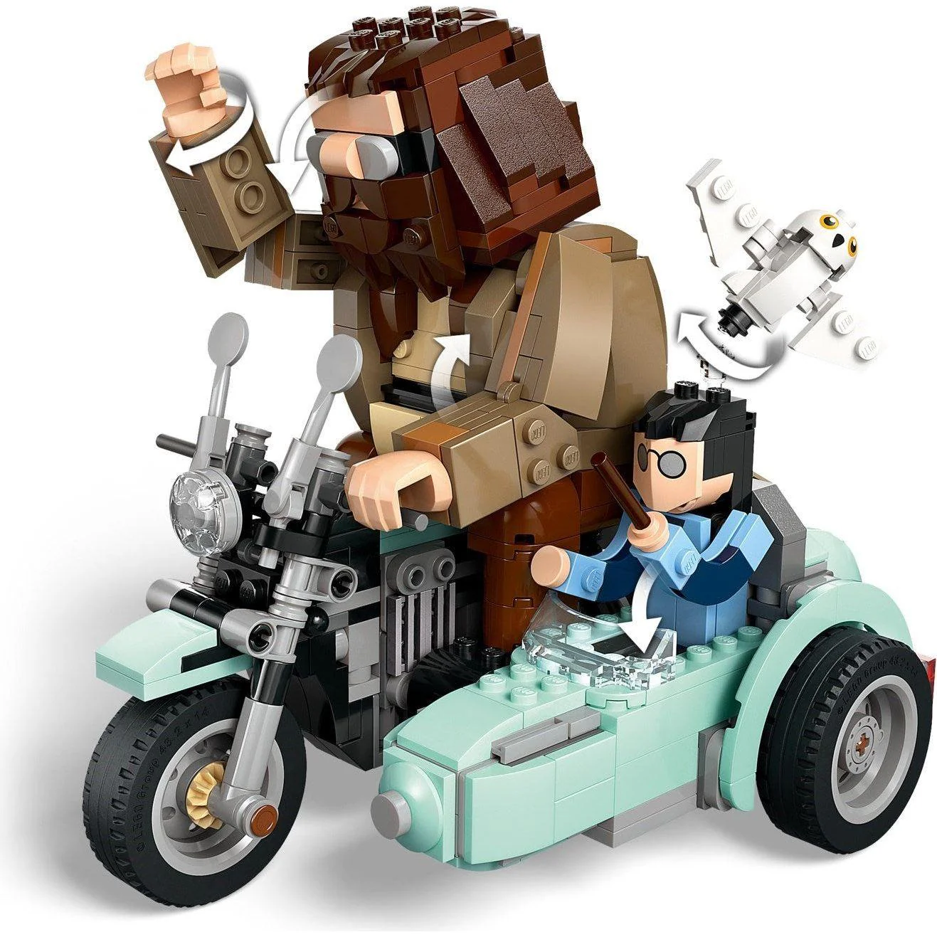 LEGO Harry Potter 76443 El Paseo en Moto de Hagrid y Harry - Imagen 4