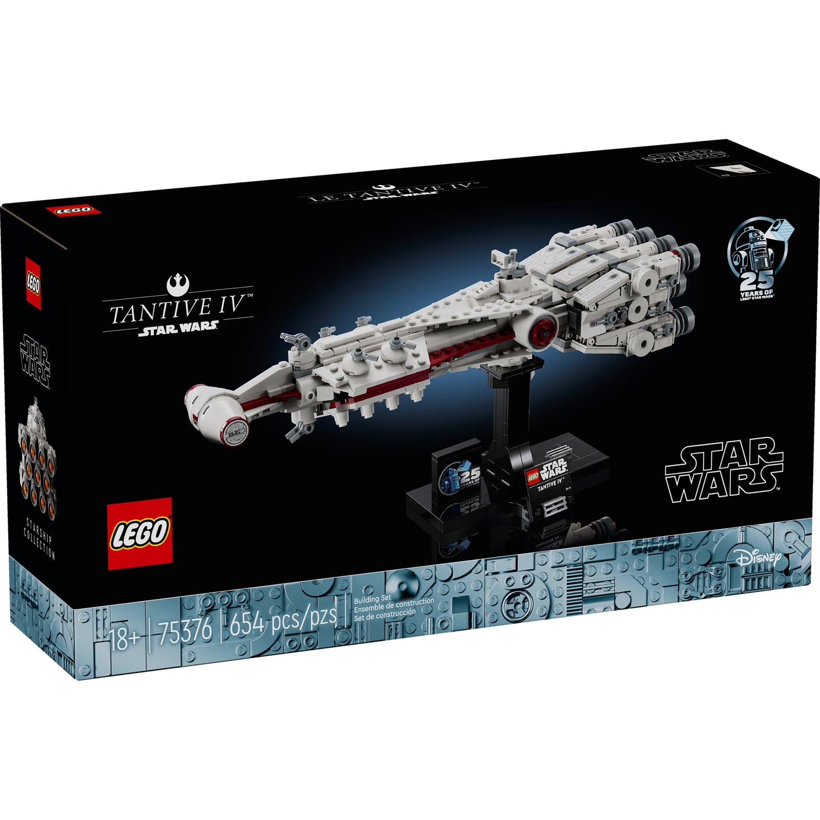 LEGO Star Wars Tantive IV, 75376, mayores de 18 años, 654 piezas - Imagen 2