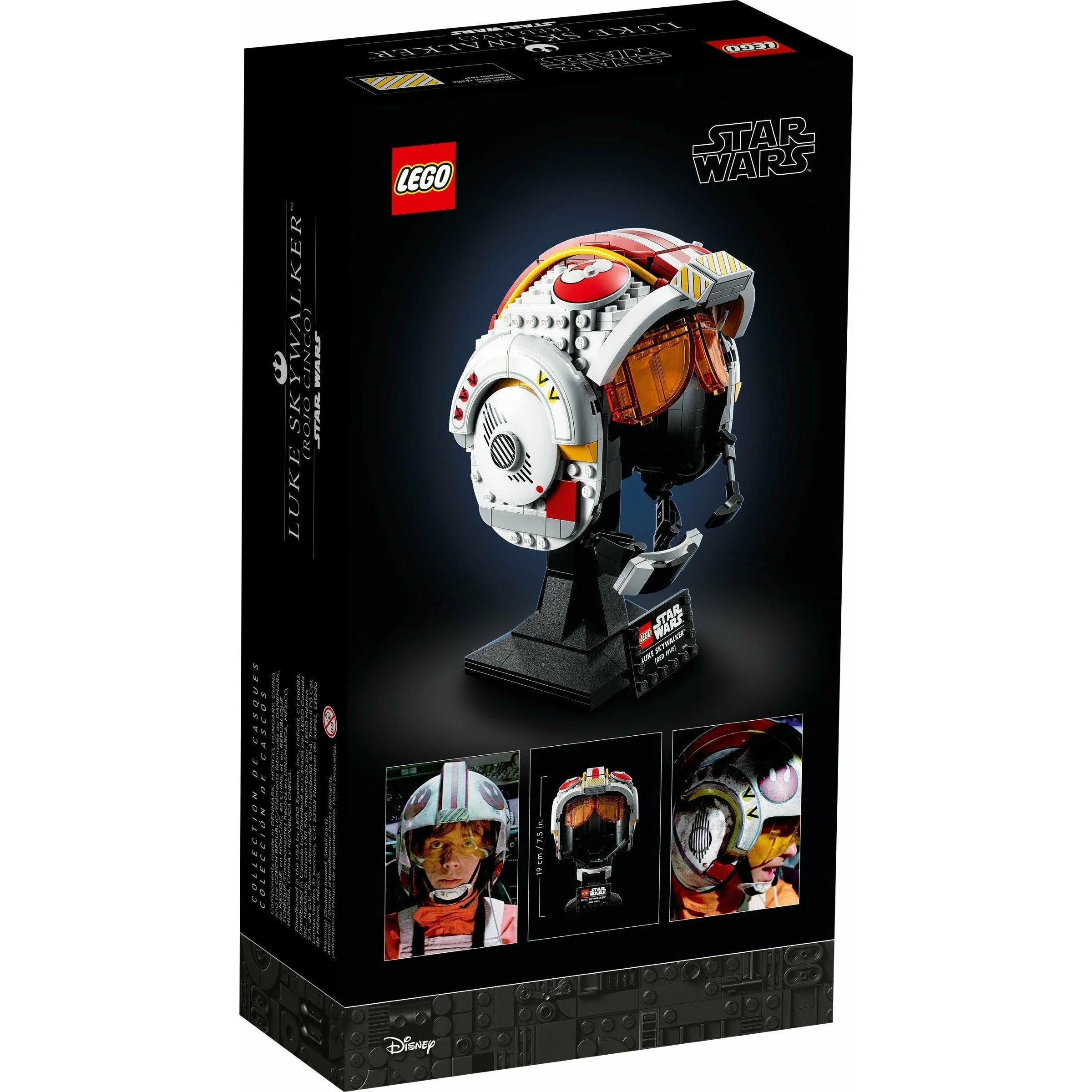 LEGO Star Wars 75327 Casco de Luke Skywalker (Cinco Rojo) - Imagen 4