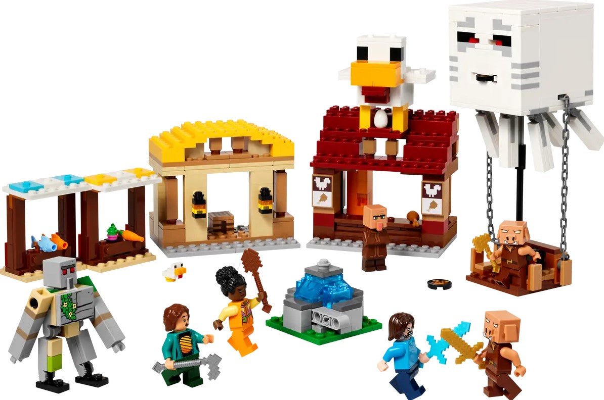LEGO® Minecraft® El Ataque a la Aldea de los Globos Fantasmas – 21273