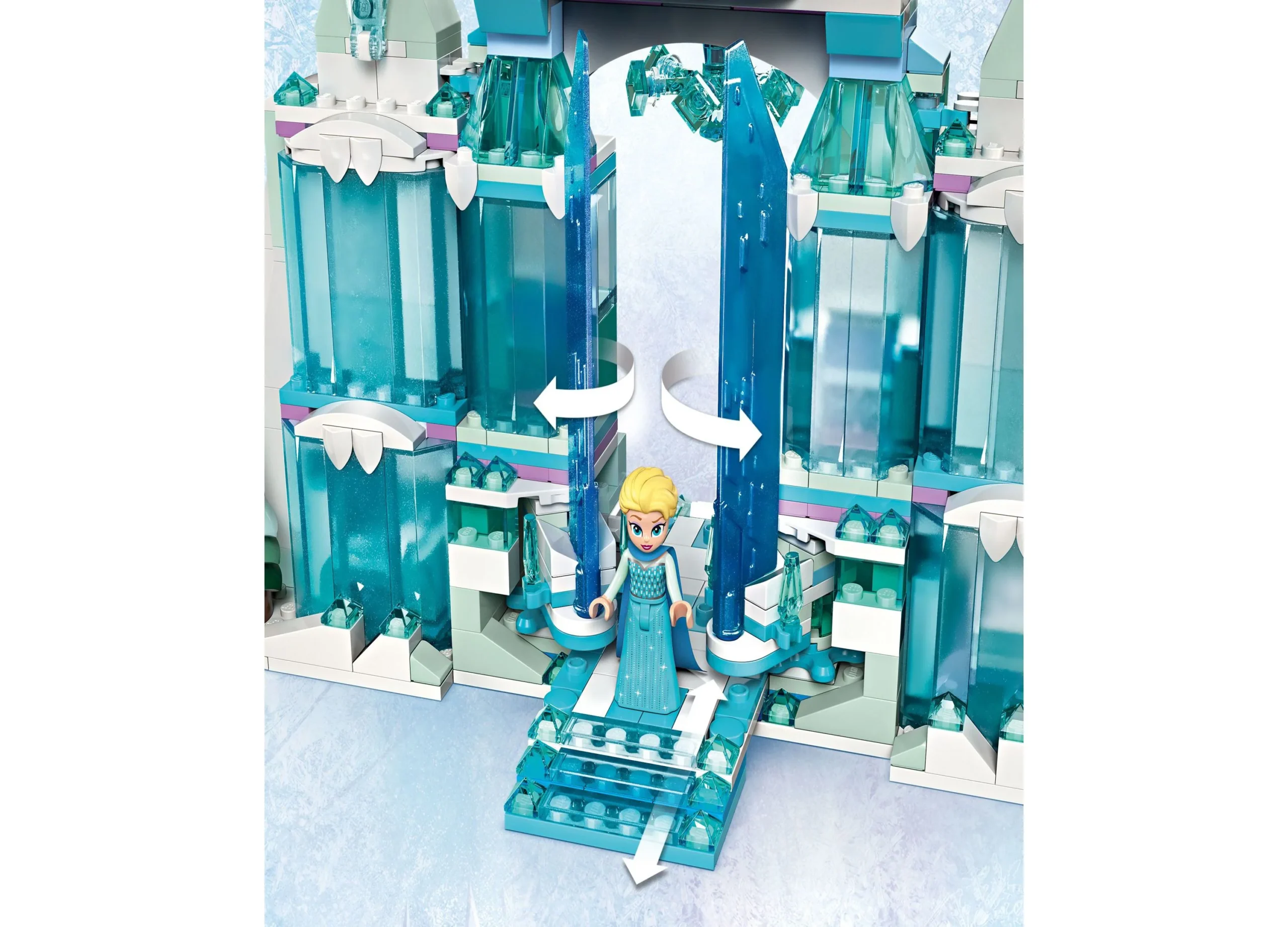 LEGO Disney Frozen Palacio de Hielo de Elsa 43244 Set de Construcción - 630 Piezas - Imagen 2