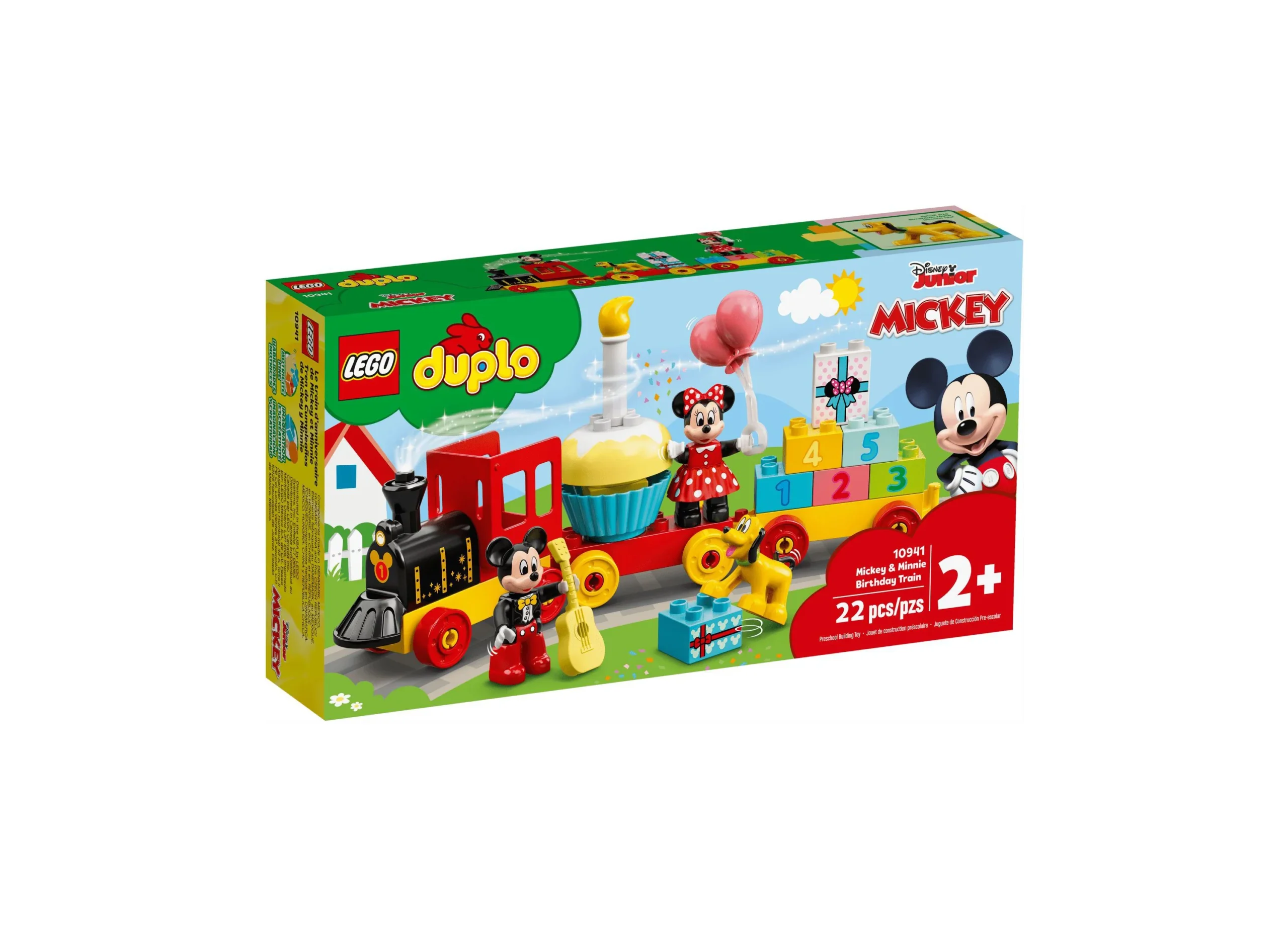LEGO DUPLO Disney Mickey y Minnie Tren de Cumpleaños 10941 - Set de 22 piezas - Imagen 4
