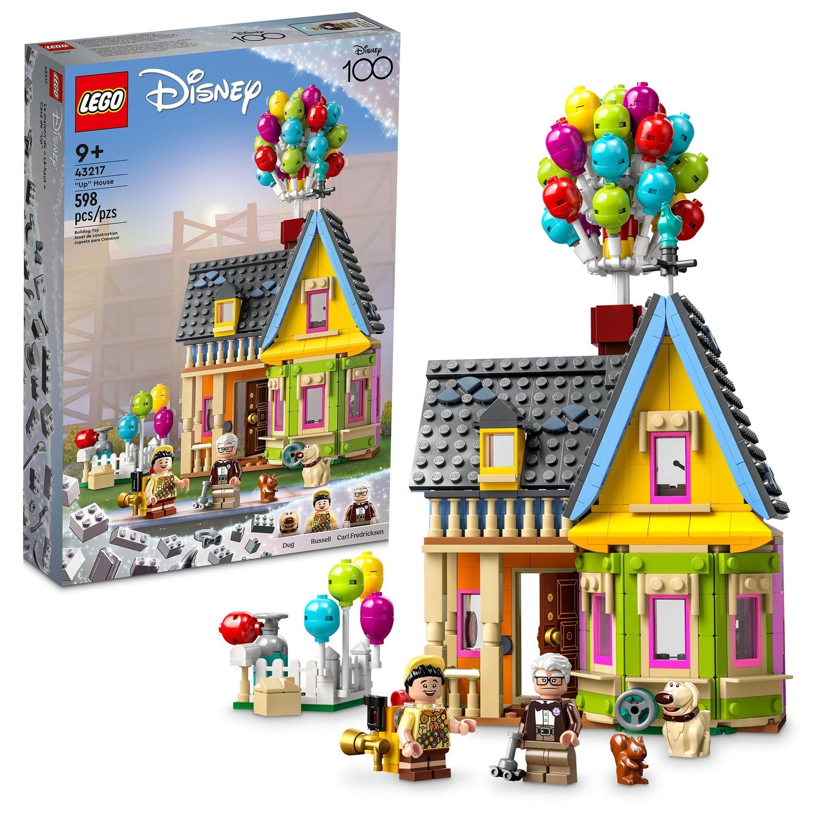 LEGO Disney 'Up' House, 43217, mayores de 9 años, 598 piezas