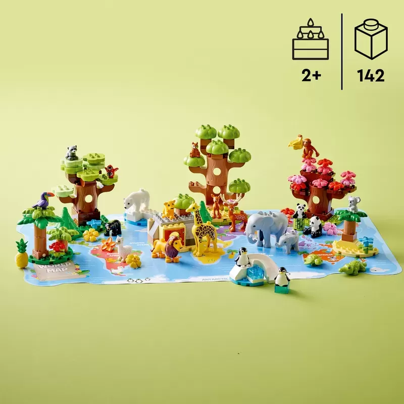 LEGO 10975 DUPLO ANIMALES SALVAJES DEL MUNDO - Imagen 6