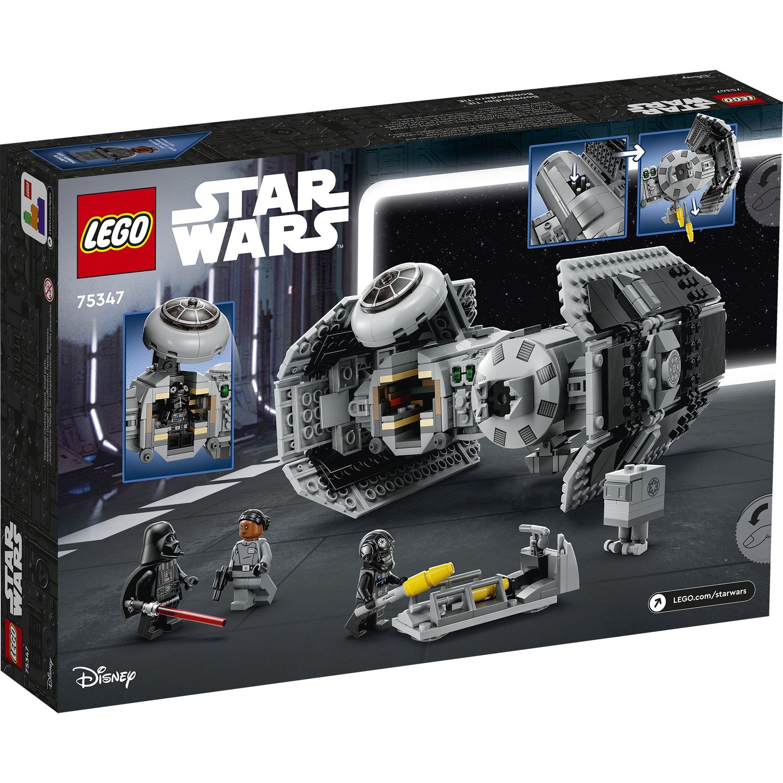 LEGO Star Wars Bombardero TIE, 75347, Edades 9+, 625 Piezas - Imagen 3