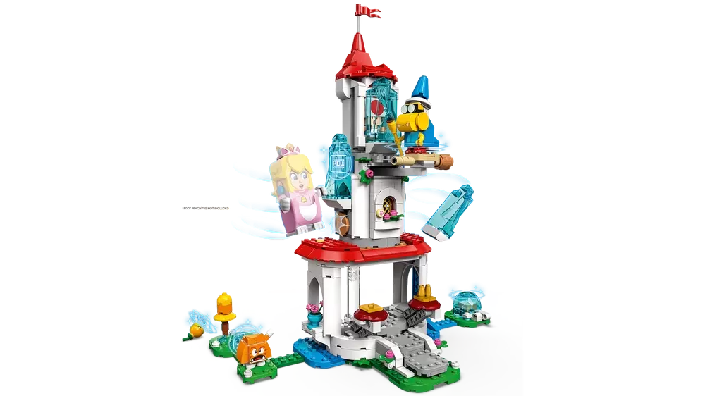 LEGO 71407 SUPER MARIO SET DE EXPANSIÓN CON TRAJE DE GATO PEACH Y TORRE CONGELADA - Imagen 14