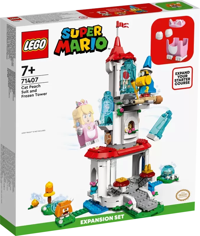 LEGO 71407 SUPER MARIO SET DE EXPANSIÓN CON TRAJE DE GATO PEACH Y TORRE CONGELADA - Imagen 2