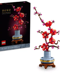 LEGO Icons Juego de exhibición de decoración floral de flor de ciruelo 10369 - Colección botánica exuberante