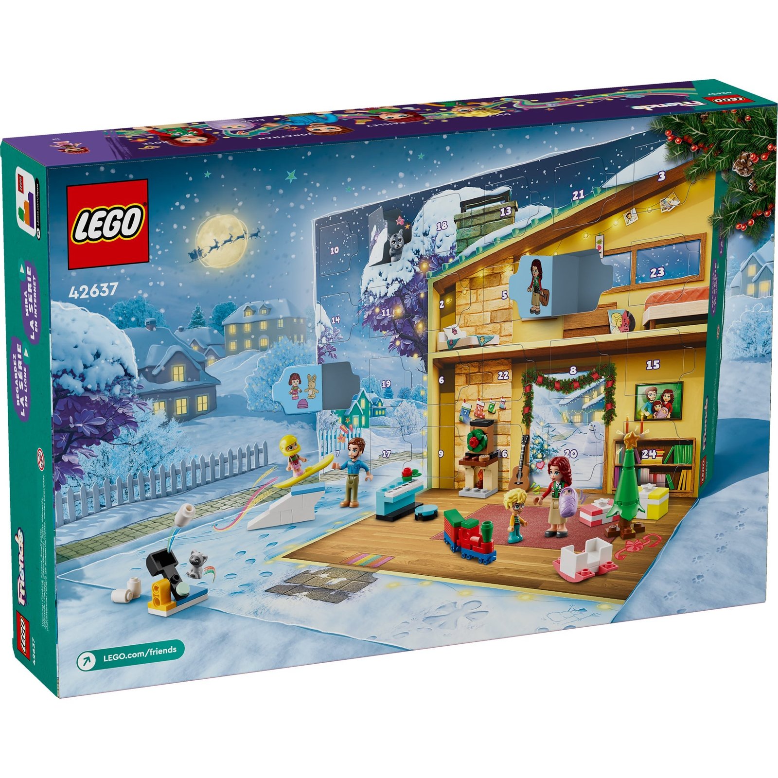 LEGO Friends Calendario de Adviento 2024, 42637, mayores de 6 años, 272 piezas - Imagen 3