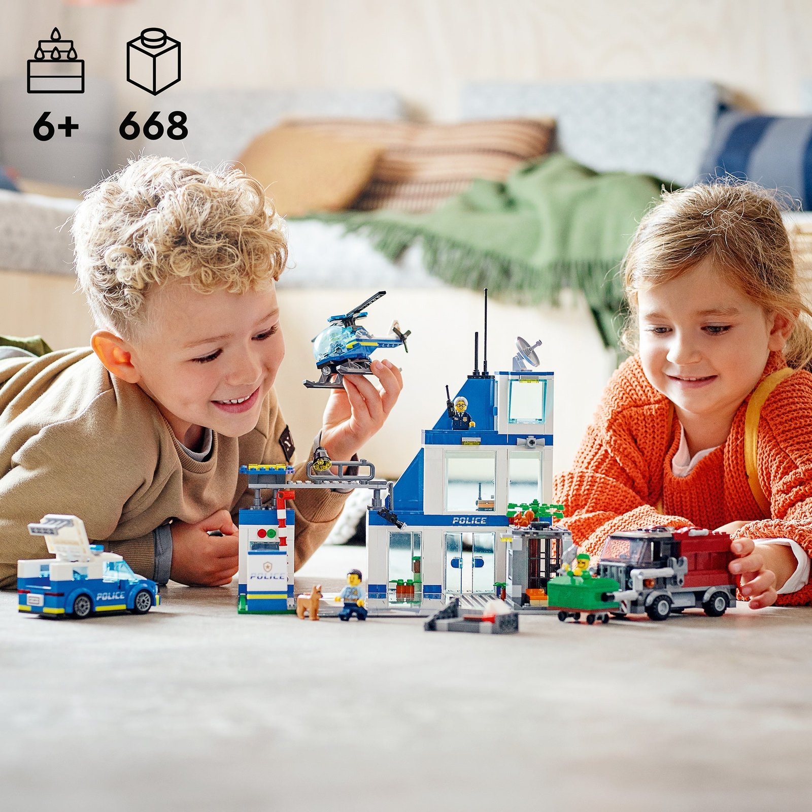 Comisaría de Policía LEGO City, 60316, Edades 6+, 668 Piezas - Imagen 12