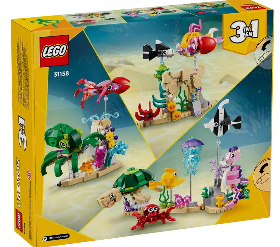 LEGO® Creator 3en1 Animales Marinos – 31158 - Imagen 3