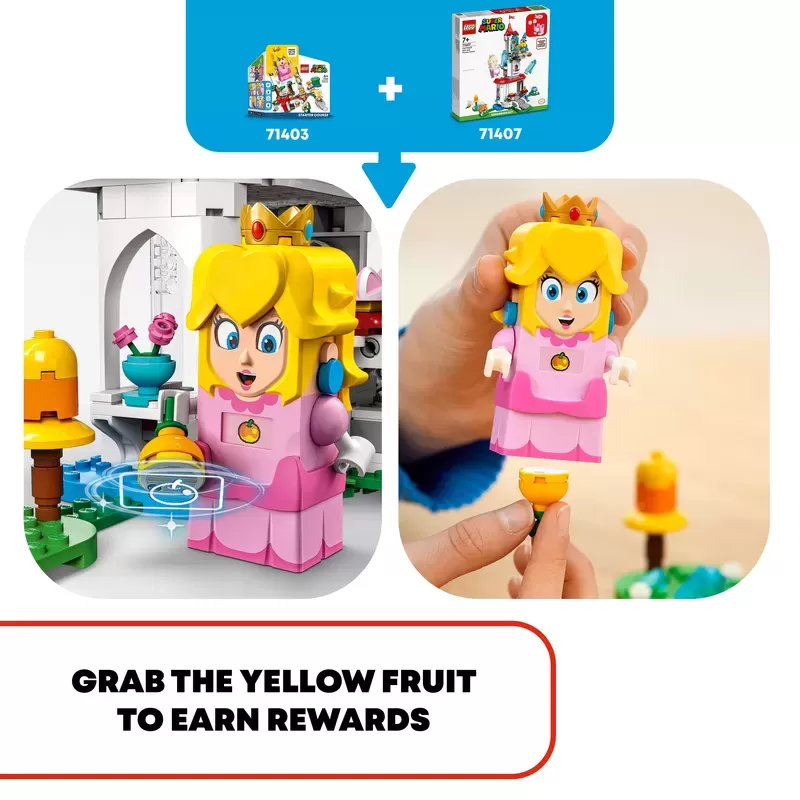 LEGO 71407 SUPER MARIO SET DE EXPANSIÓN CON TRAJE DE GATO PEACH Y TORRE CONGELADA - Imagen 10